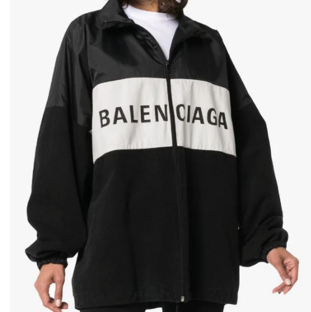 Balenciaga Oversized Full Zipper Sports Jacket